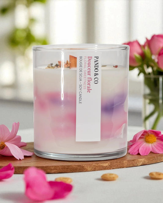 BOUGIE ARTISTE | DOUCEUR FLORALE - PANDO & CO