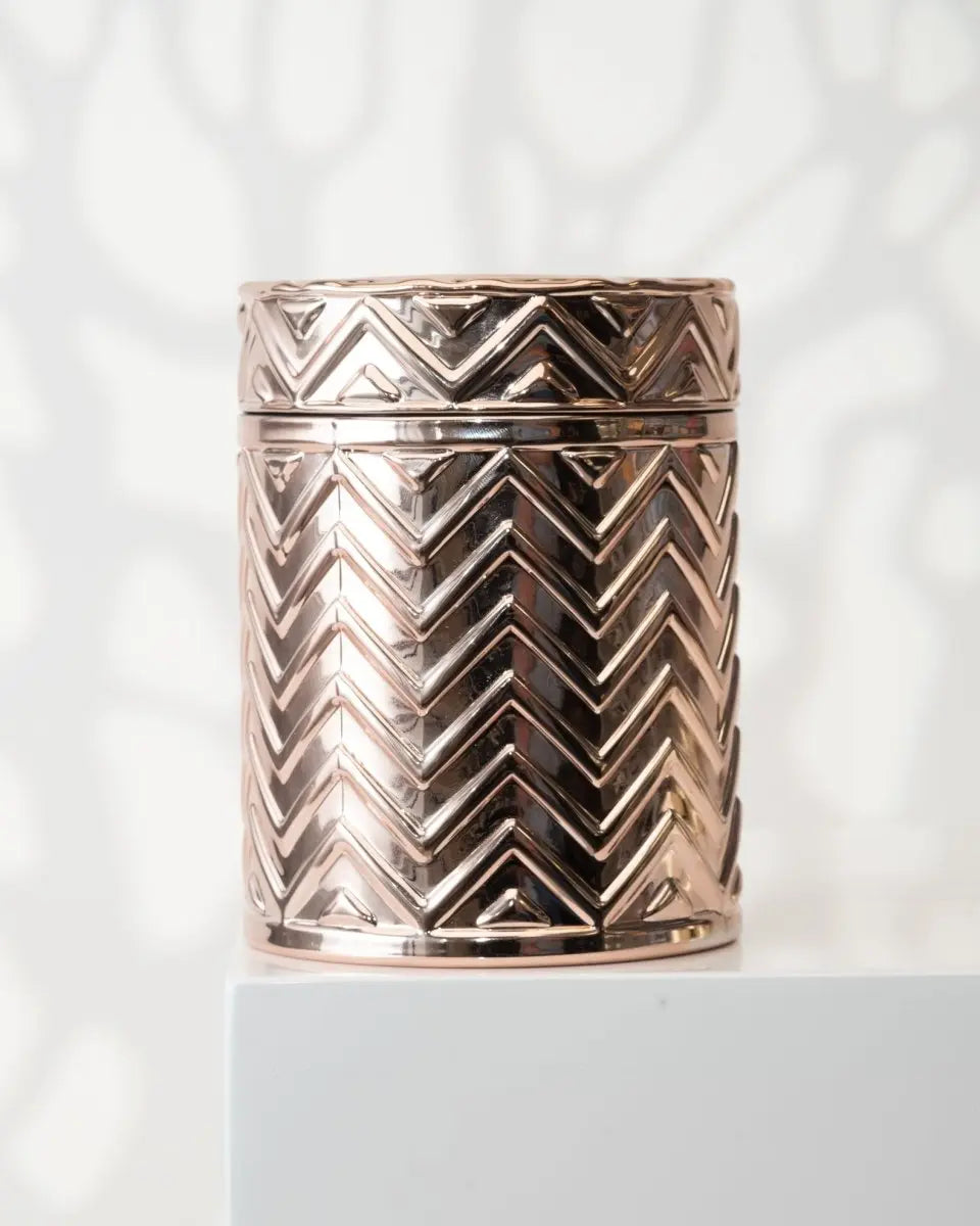 BOUGIE EXCLUSIVE | FLEUR DE JASMIN & VANILLE (ROSE GOLD) - Pando & co -