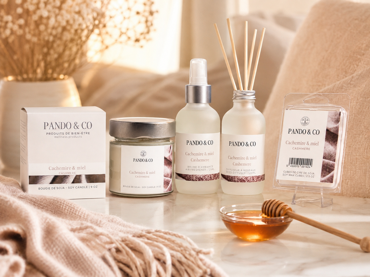BOUGIE | CACHEMIRE ET MIEL