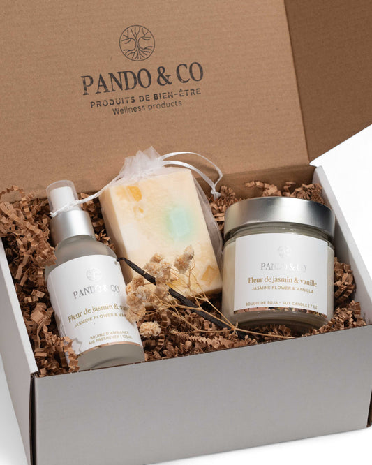 BOÎTE CADEAU | FLEUR DE JASMIN & VANILLE - PANDO & CO