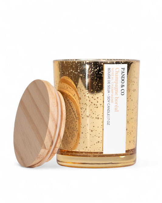 BOUGIE DE SOJA - CHAMPAGNE BORÉAL | PANDO & CO
