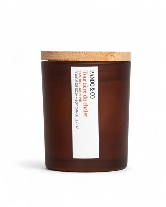 BOUGIE - TOURTIÈRE DU CHALET | PANDO & CO