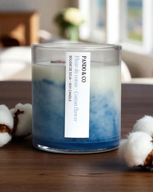 BOUGIE ARTISTE | FLEUR DE COTON - PANDO & CO