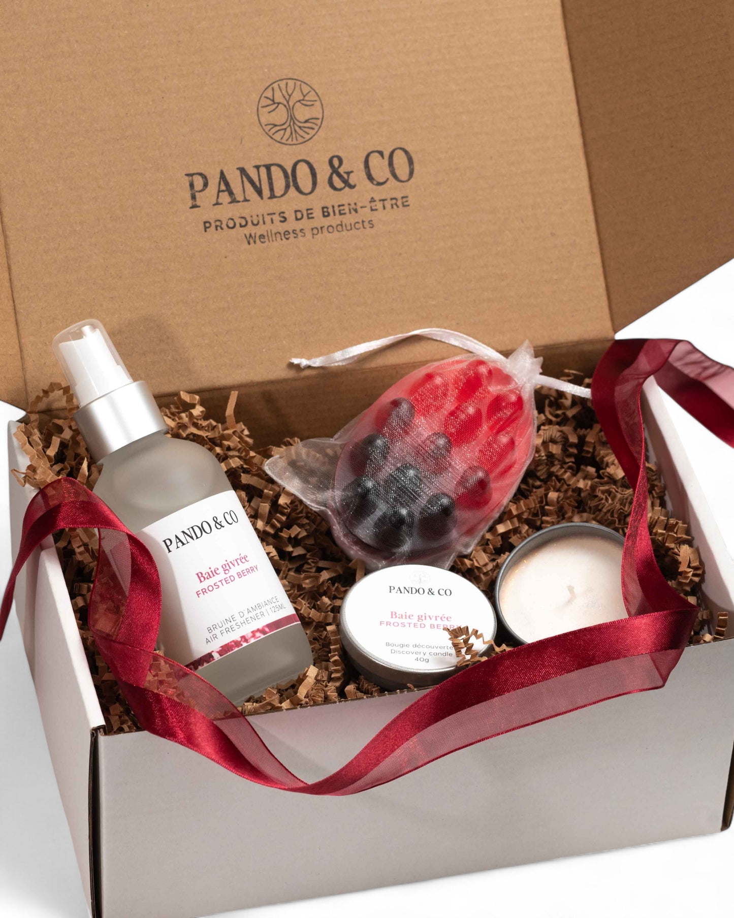 BOÎTE CADEAU - BAIE GIVRÉE | PANDO & CO