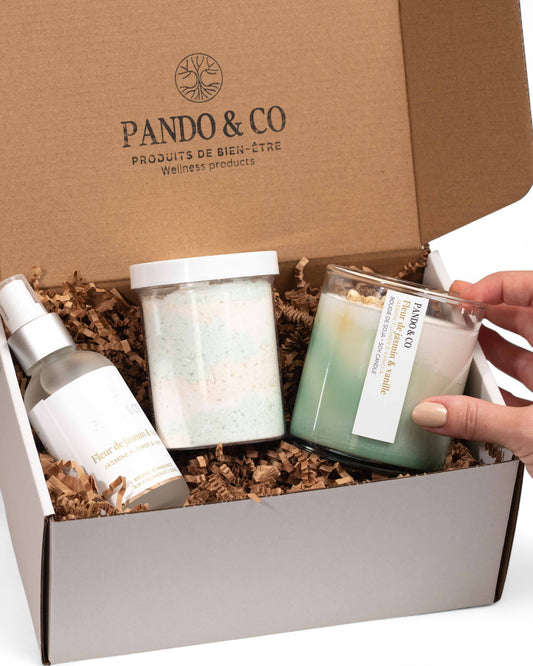 Boîte cadeau - Vanille & fleurs | Pando & Co