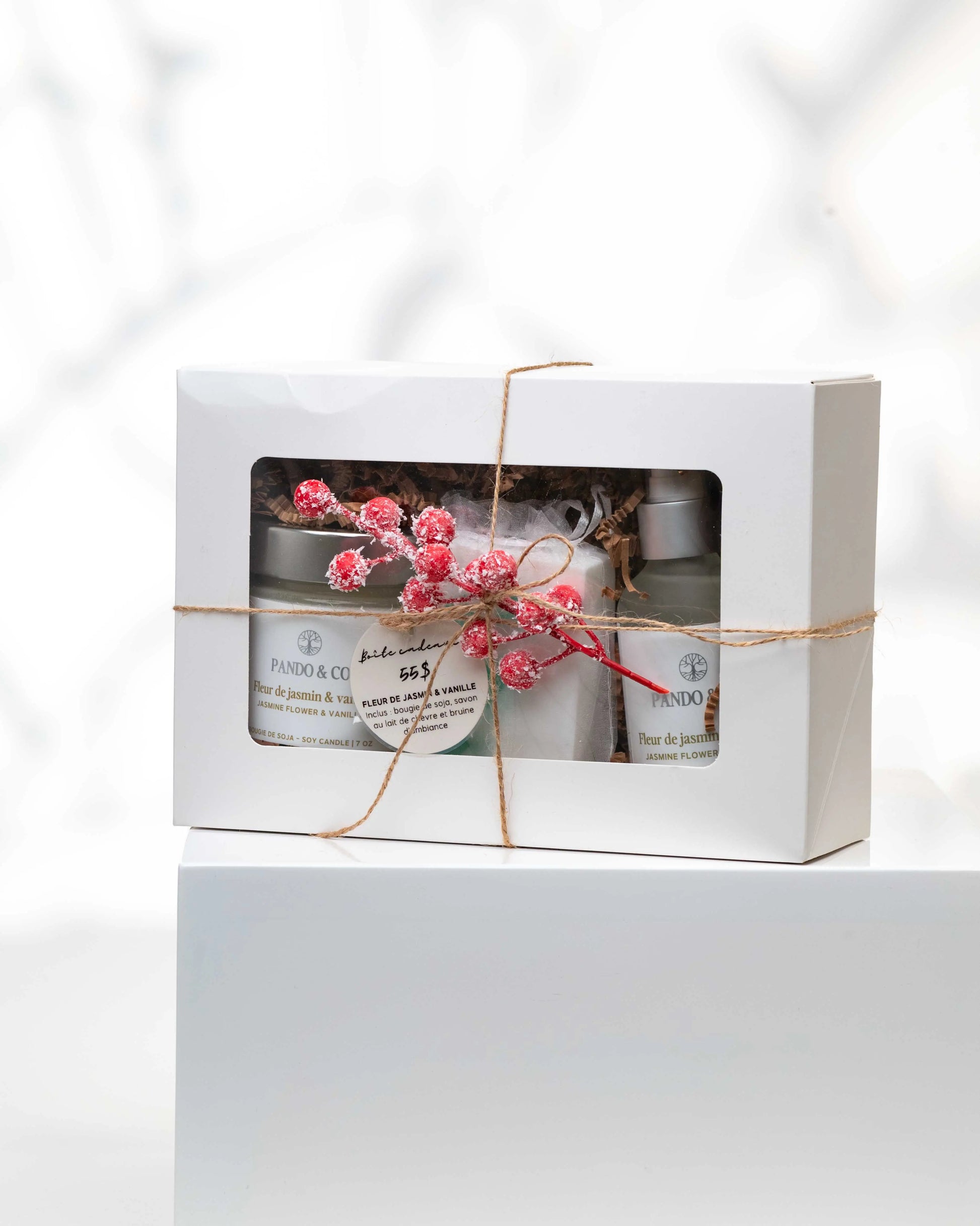 BOÎTE CADEAU | FLEUR DE JASMIN & VANILLE Pando & co