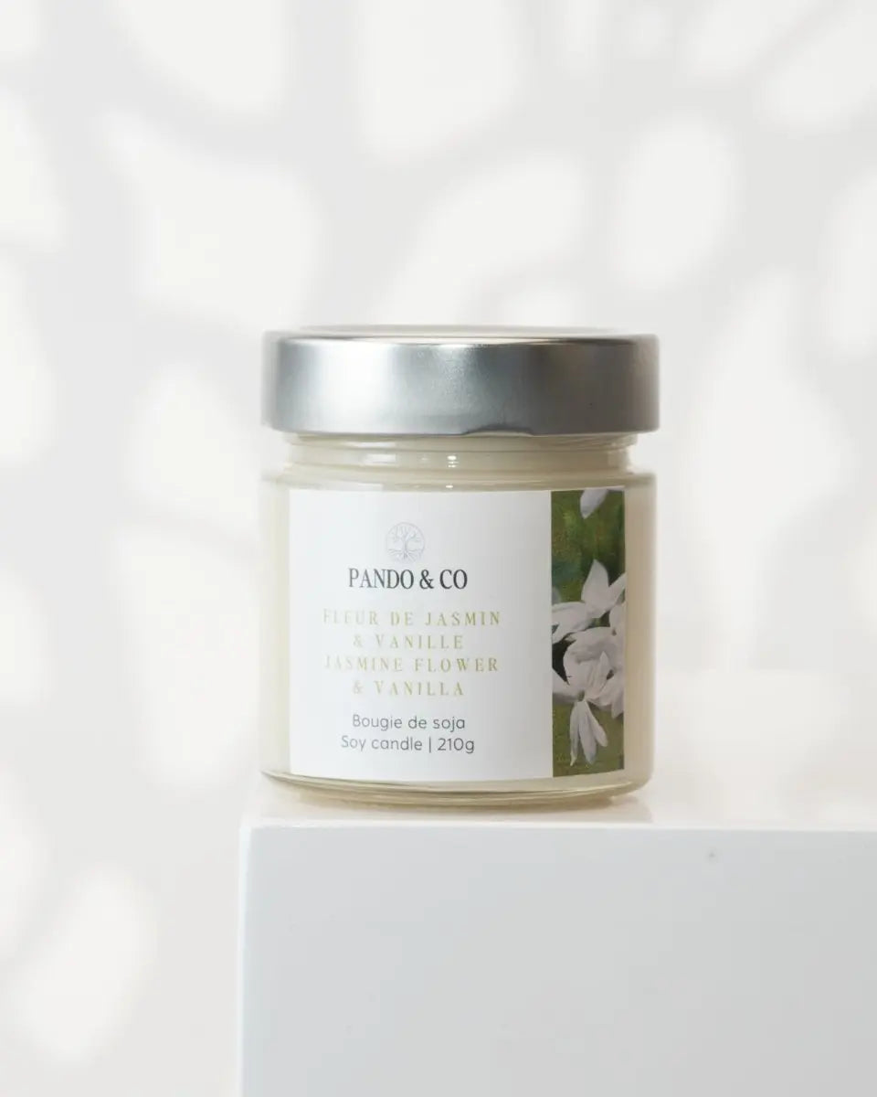 BOUGIE EXCLUSIVE | FLEUR DE JASMIN & VANILLE - Pando & co - 