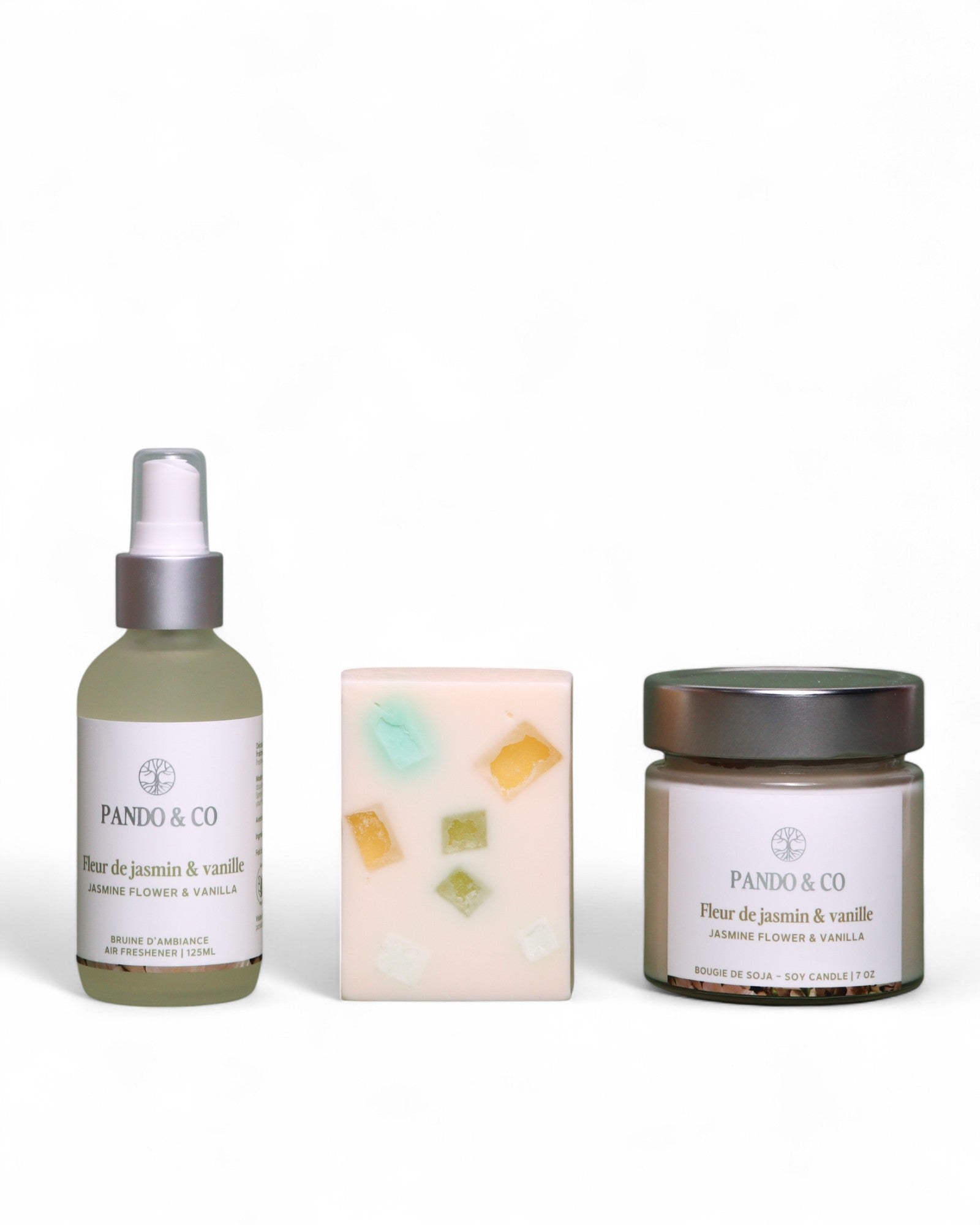 Boite cadeau - Fleur de jasmin & vanille - Pando & Co