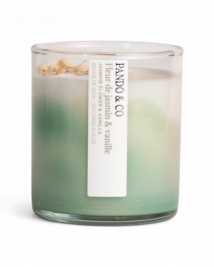 BOUGIE ARTISTE - FLEUR DE JASMIN & VANILLE | PANDO & CO