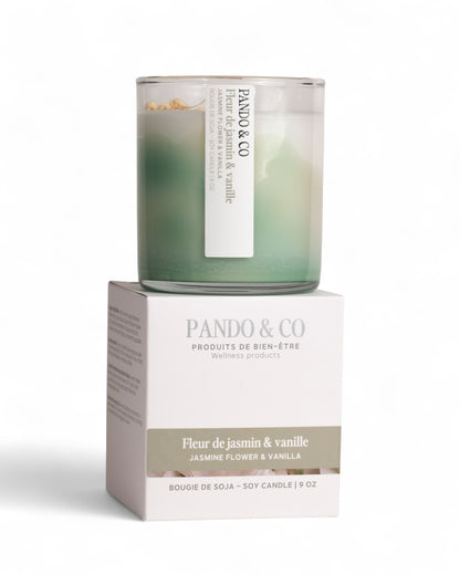 BOUGIE ARTISTE - FLEUR DE JASMIN & VANILLE | PANDO & CO