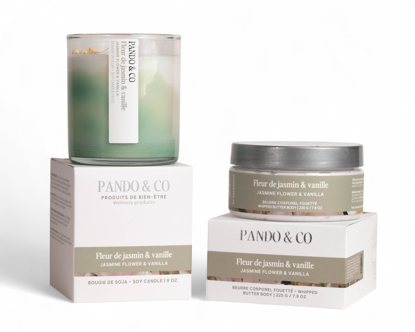 BOUGIE ARTISTE - FLEUR DE JASMIN & VANILLE | PANDO & CO