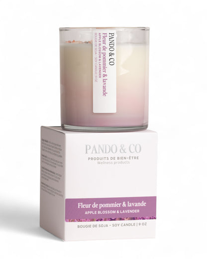 BOUGIE ARTISTE - FLEUR DE POMMIER & LAVANDE | PANDO ET CO
