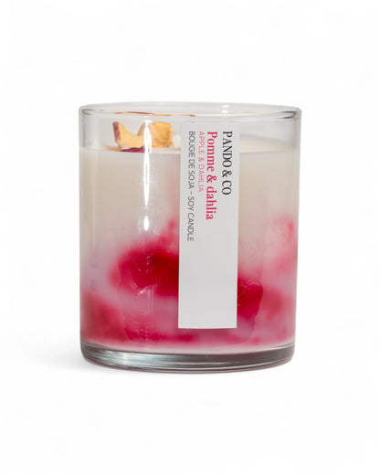 BOUGIE ARTISTE - POMME ET DAHLIA | PANDO ET CO 