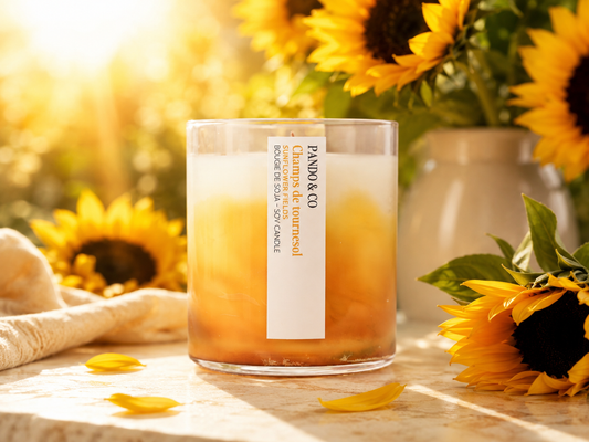 BOUGIE ARTISTE - CHAMPS DE TOURNESOL
