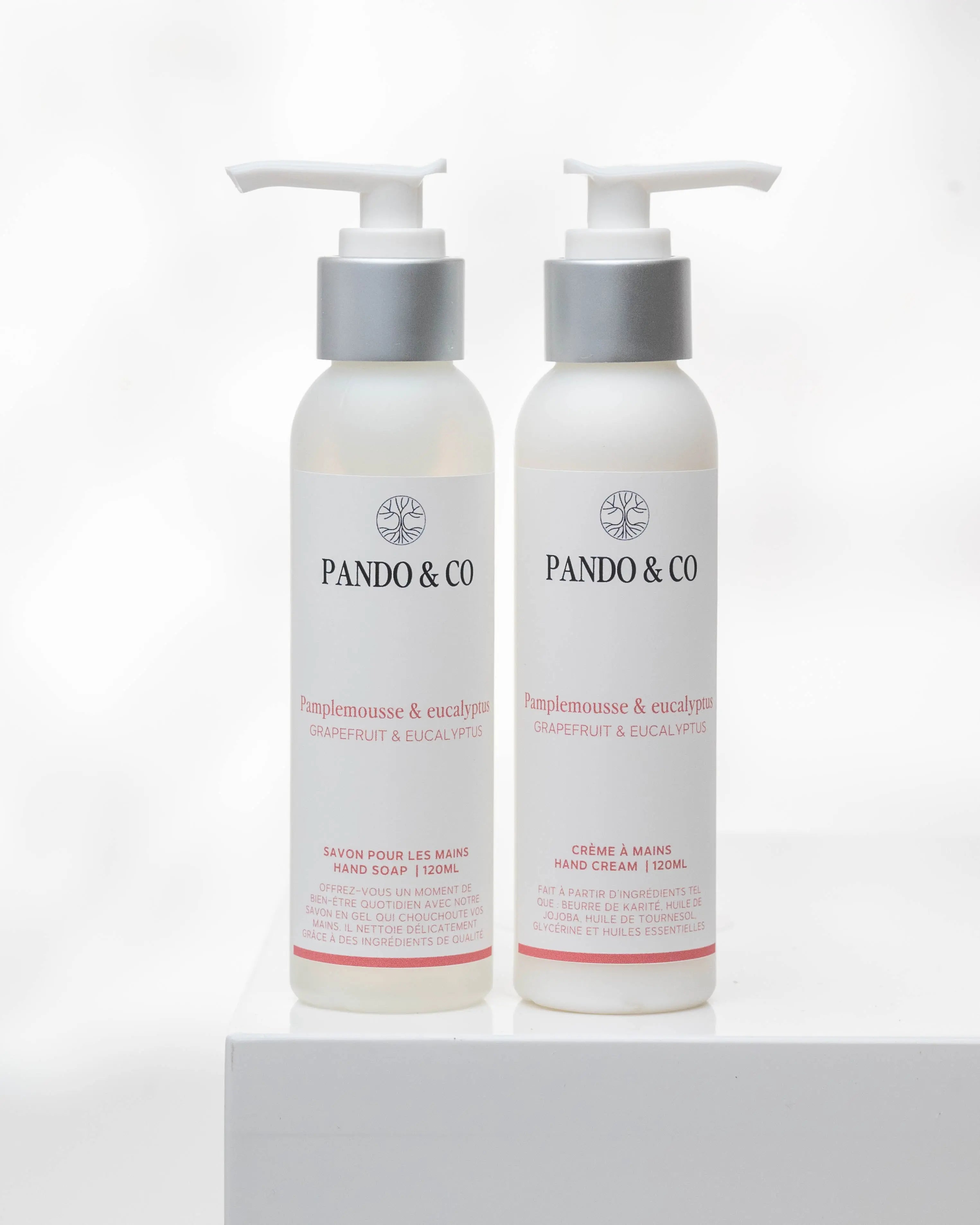 DUO SAVON & CRÈME À MAINS | PAMPLEMOUSSE & EUCALYPTUS Pando & co