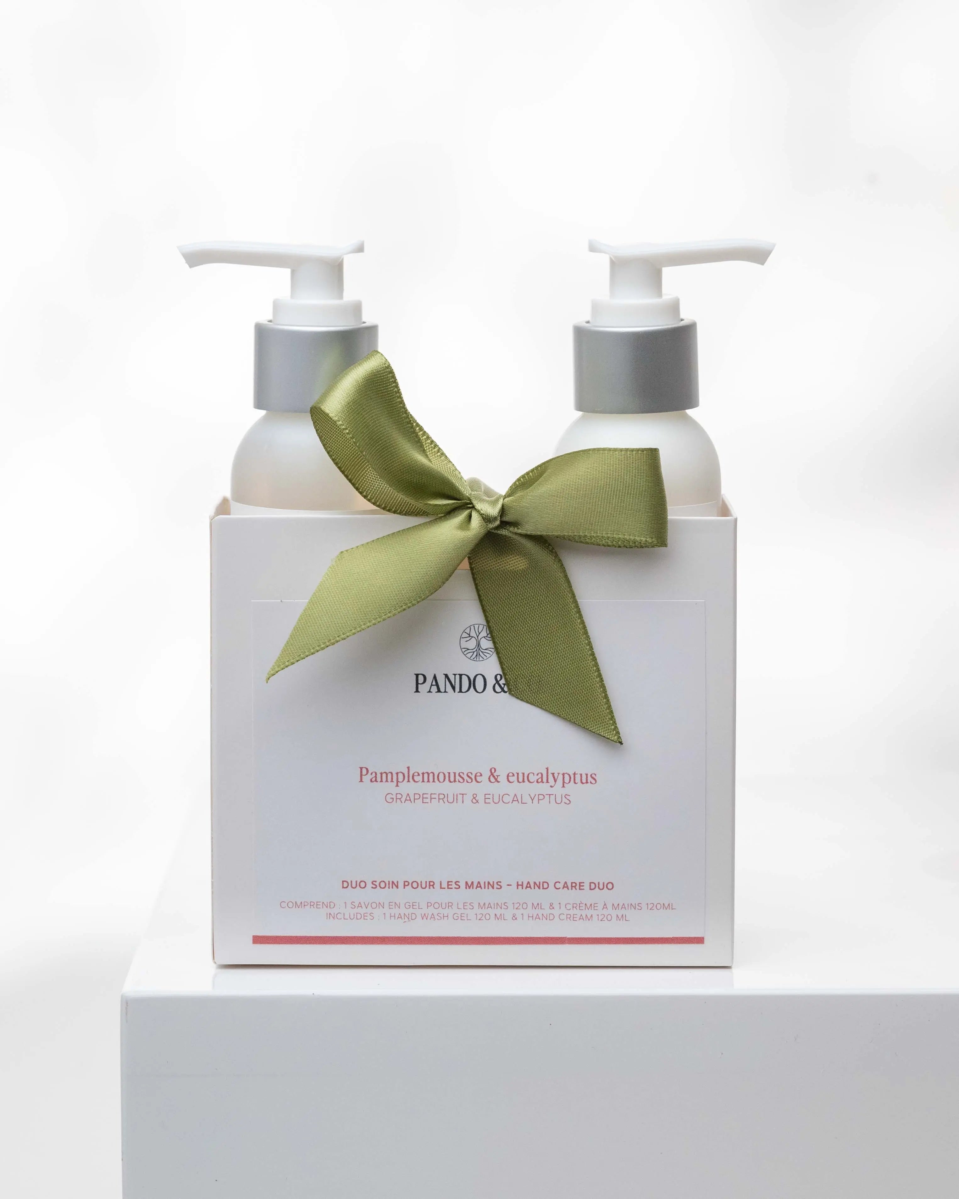 DUO SAVON & CRÈME À MAINS | PAMPLEMOUSSE & EUCALYPTUS Pando & co