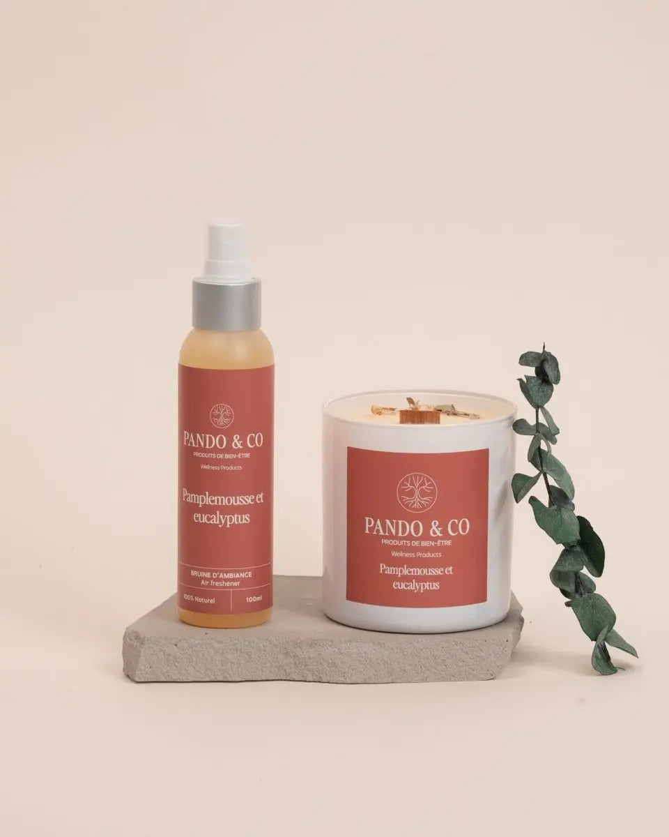 DUO | PAMPLEMOUSSE & EUCALYPTUS - Pando & co - Bougie