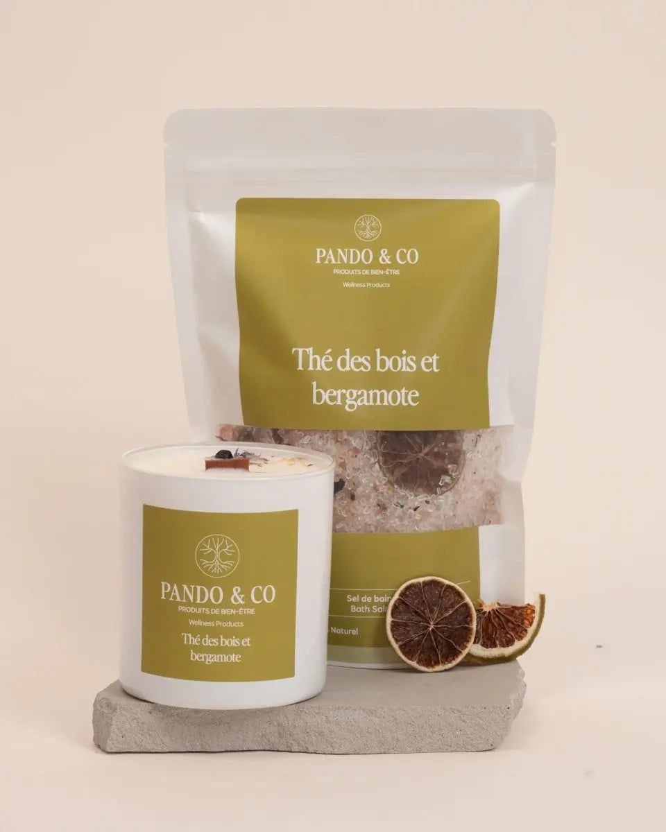 DUO | THÉ DES BOIS & BERGAMOTE - Pando & co - Bougie