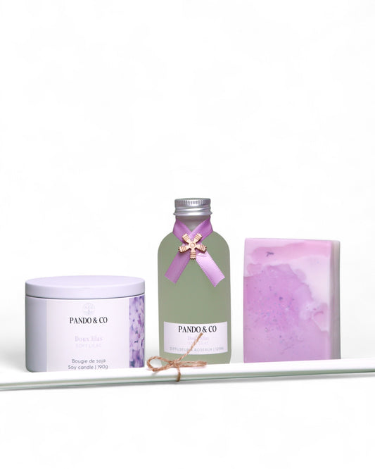 ENSEMBLE CADEAU | DOUX LILAS - PANDO & CO