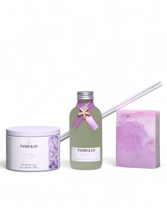 ENSEMBLE CADEAU | DOUX LILAS - PANDO & CO