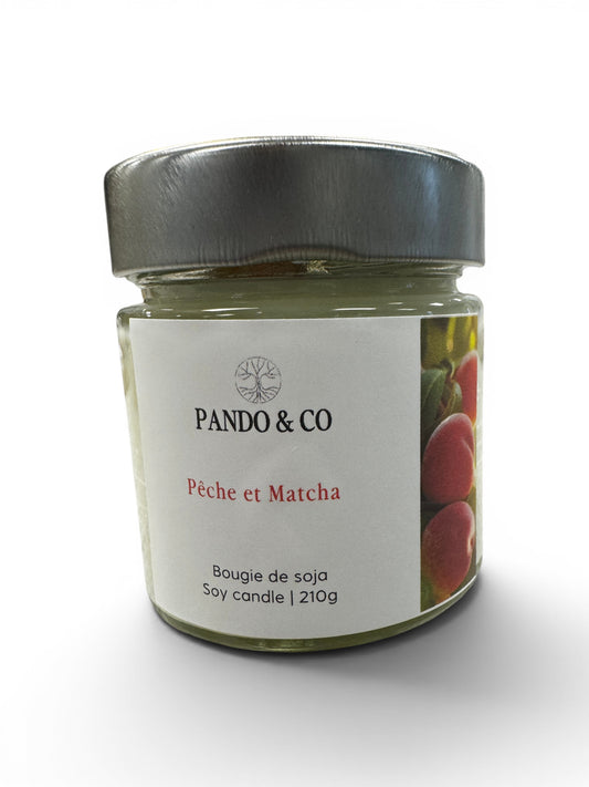 Bougie ergo Peche et Matcha