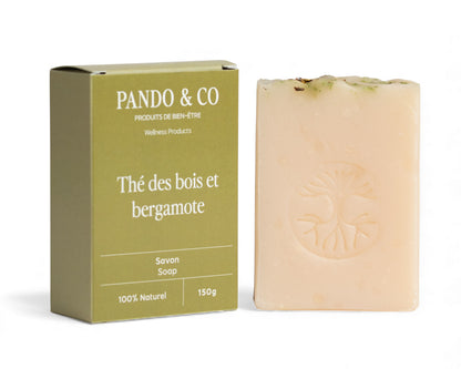 Savon corporel - Thé des bois & bergamote | Pando & Co