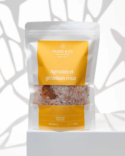 SEL DE BAIN | AGRUMES & GÉRANIUM ROSAT Pando & co