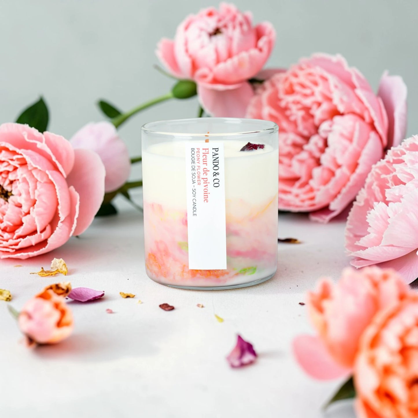 BOUGIE ARTISTE - FLEUR DE PIVOINE