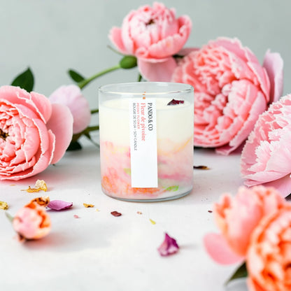BOUGIE ARTISTE - FLEUR DE PIVOINE
