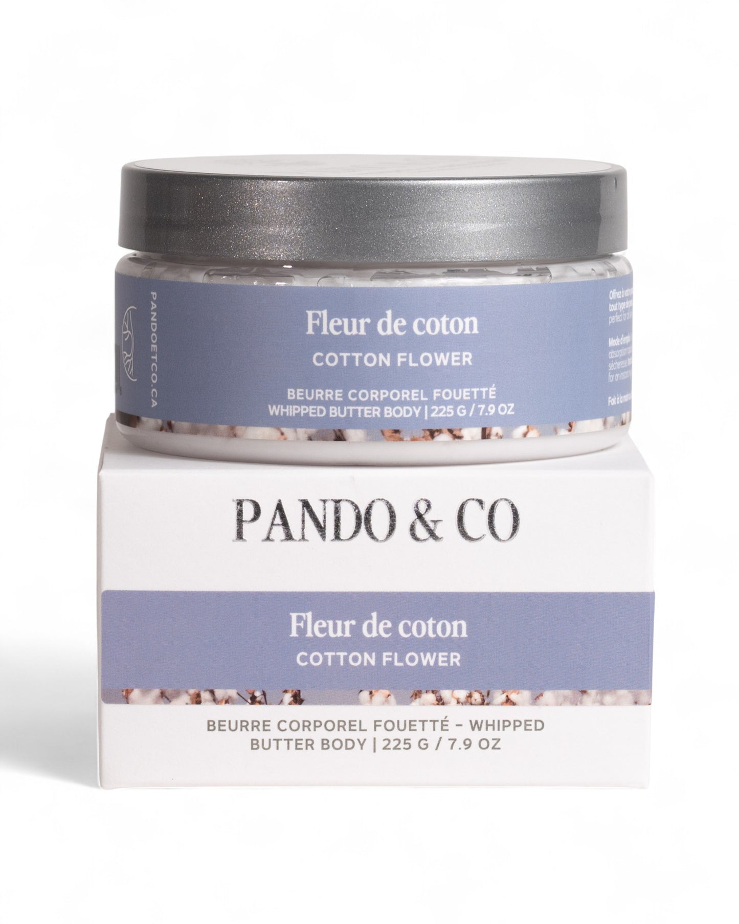 BEURRE CORPOREL FOUETTÉ | FLEUR DE COTON - Pando & Co