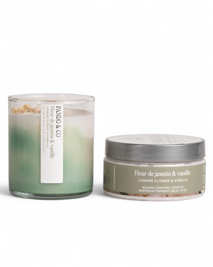 BEURRE CORPOREL FOUETTÉ - FLEUR DE JASMIN & VANILLE | Pando & Co