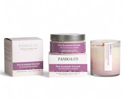 BEURRE CORPOREL FOUETTÉ | FLEUR DE POMMIER & LAVANDE | Pando & Co