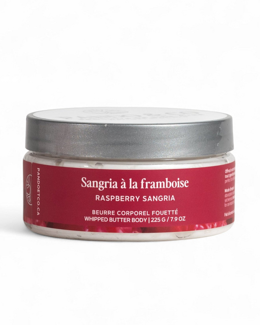BEURRE CORPOREL FOUETTÉ | SANGRIA À LA FRAMBOISE - Pando & CO