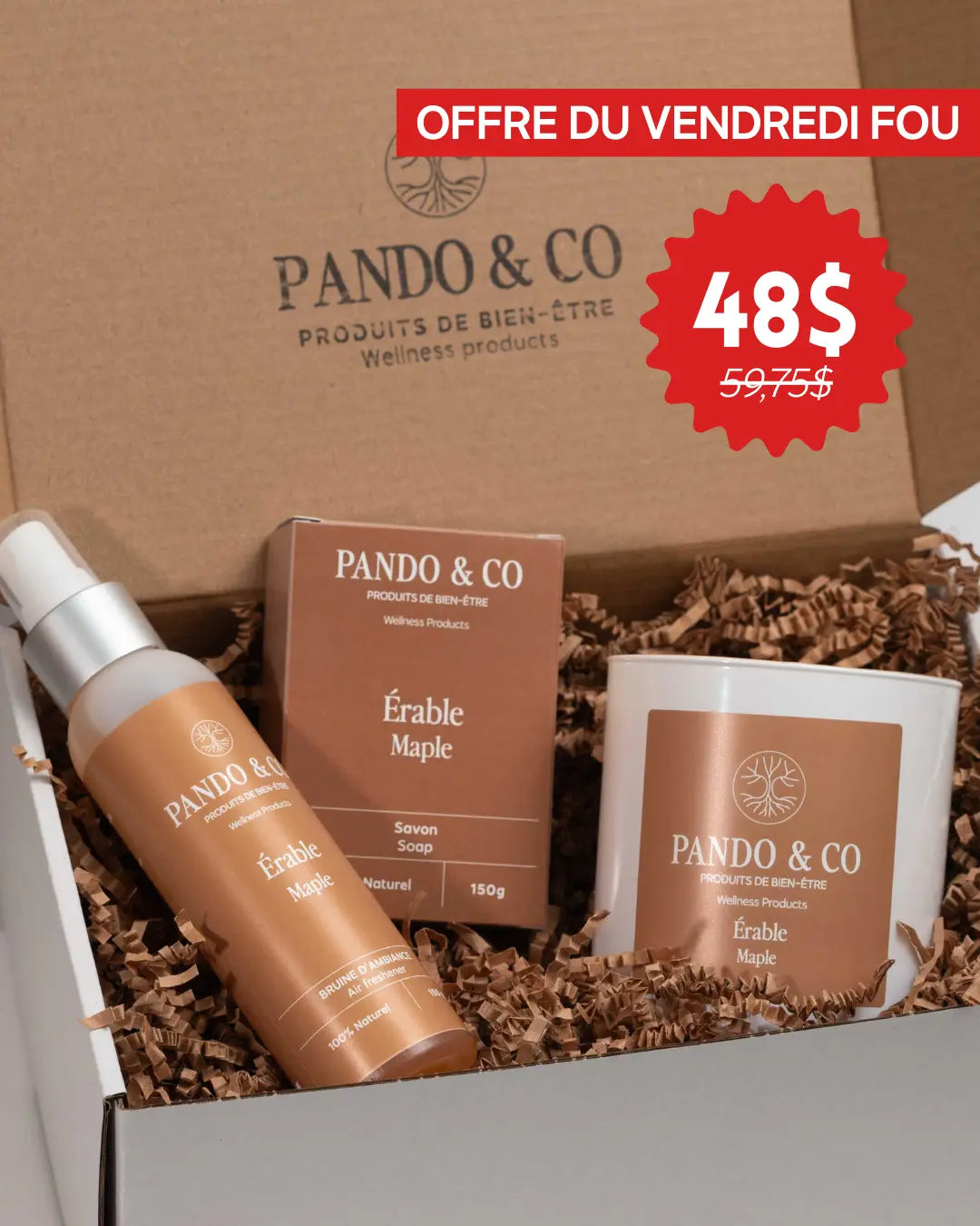 BOÎTE CADEAU | À LA CABANE À SUCRE - PANDO & CO