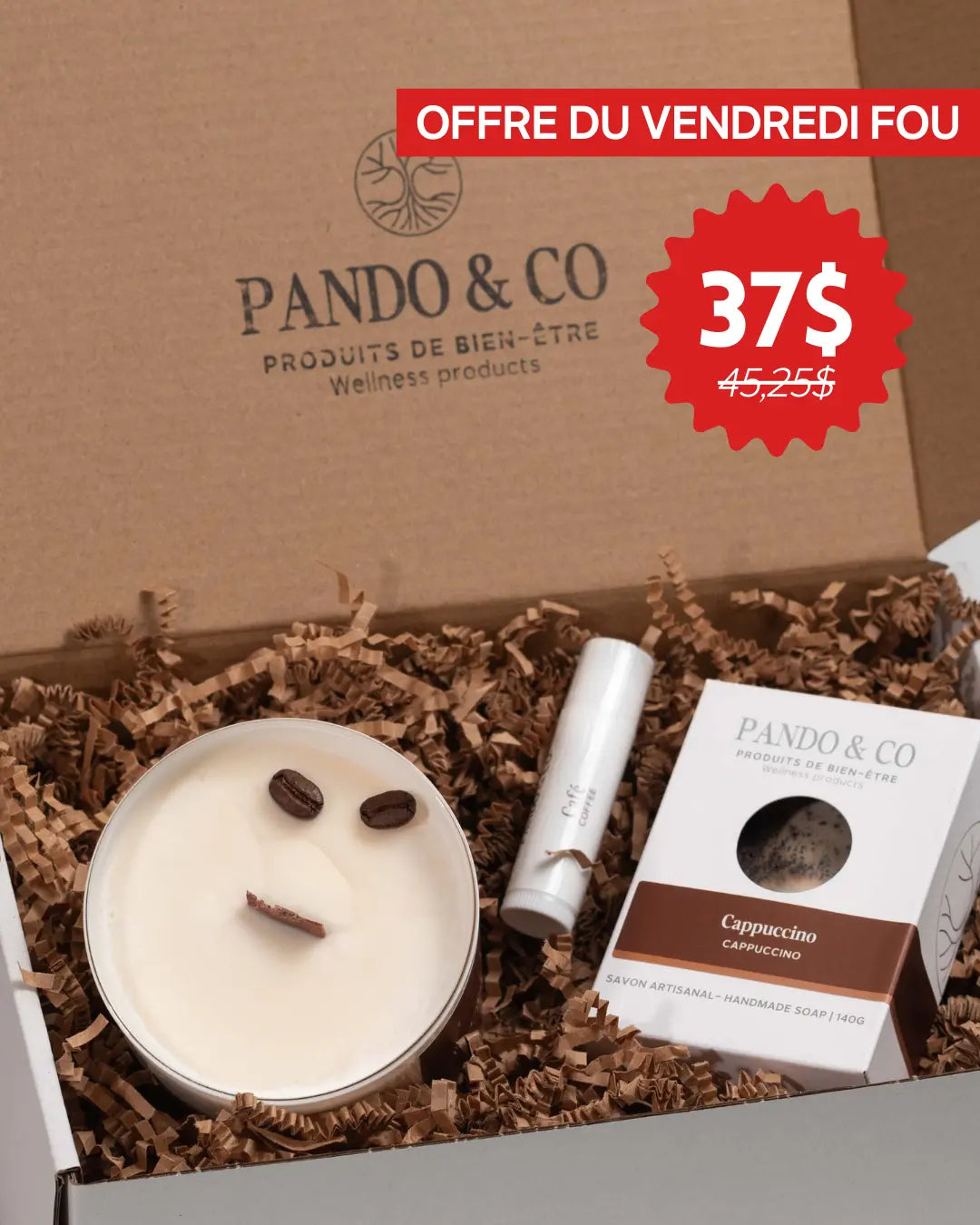 BOÎTE CADEAU | CAPPUCCINO - PANDO & CO