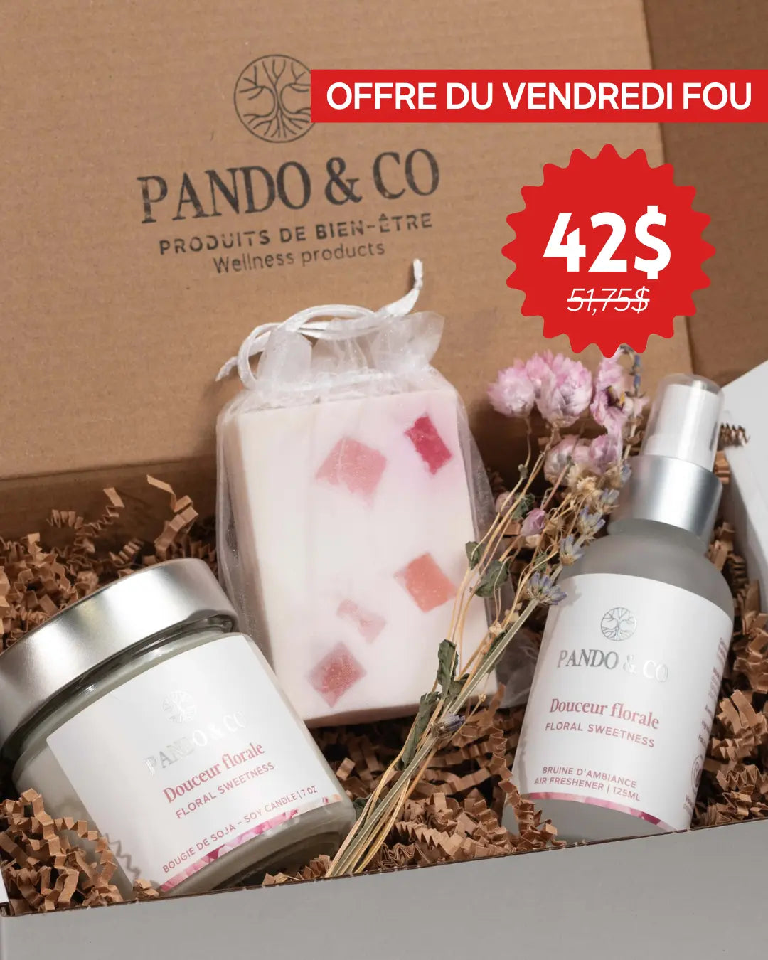BOÎTE CADEAU | DOUCEUR FLORALE - PANDO & CO