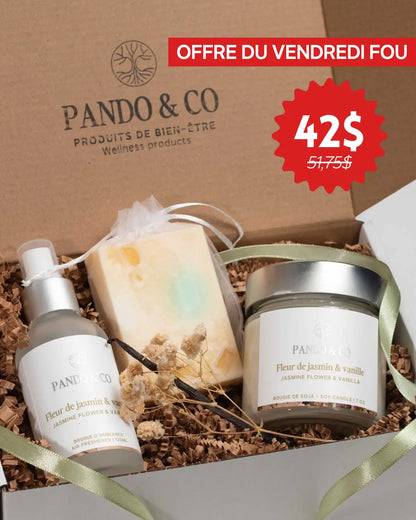 BOÎTE CADEAU | FLEUR DE JASMIN & VANILLE - PANDO & CO