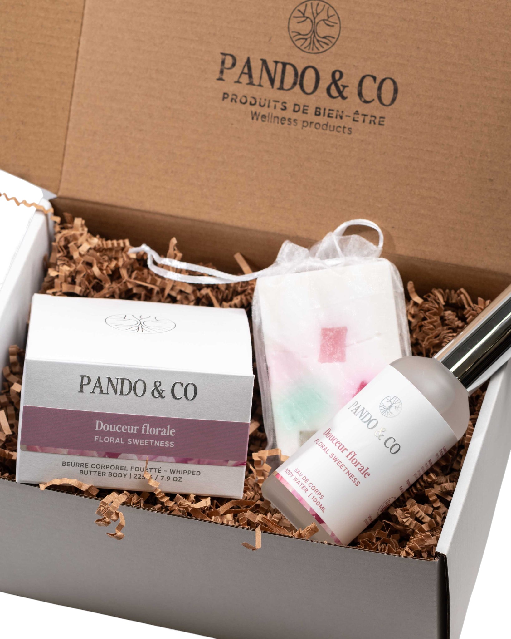 BOÎTE CADEAU - TRIO SOIN DU CORPS | Pando & CO