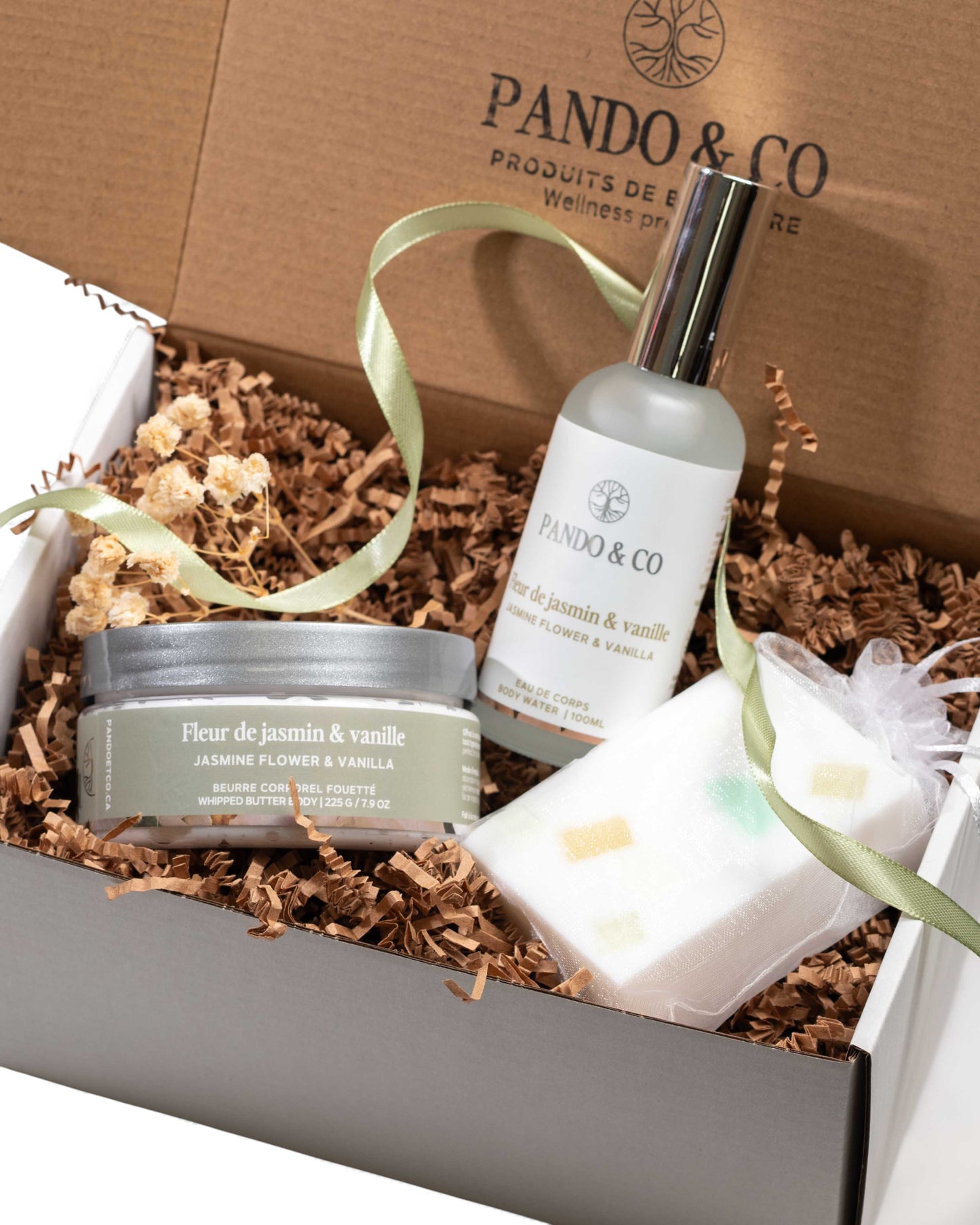 BOÎTE CADEAU - TRIO SOIN DU CORPS | Pando & CO
