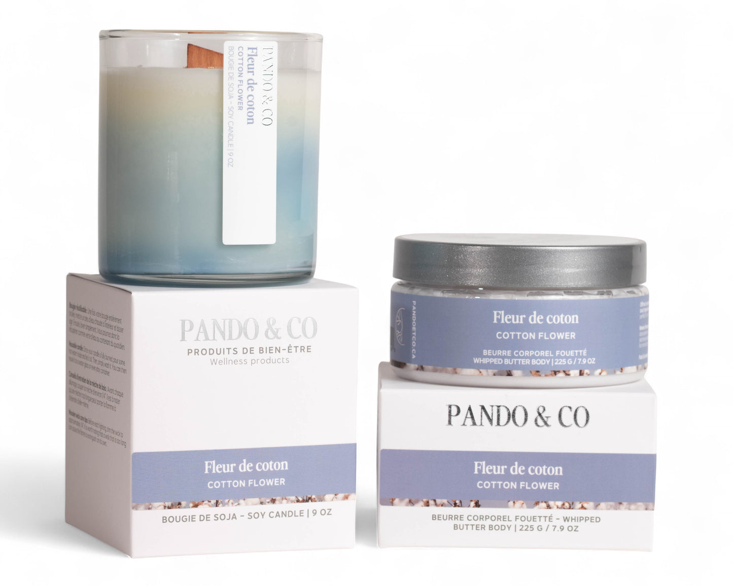 BOUGIE ARTISTE | FLEUR DE COTON - PANDO & CO