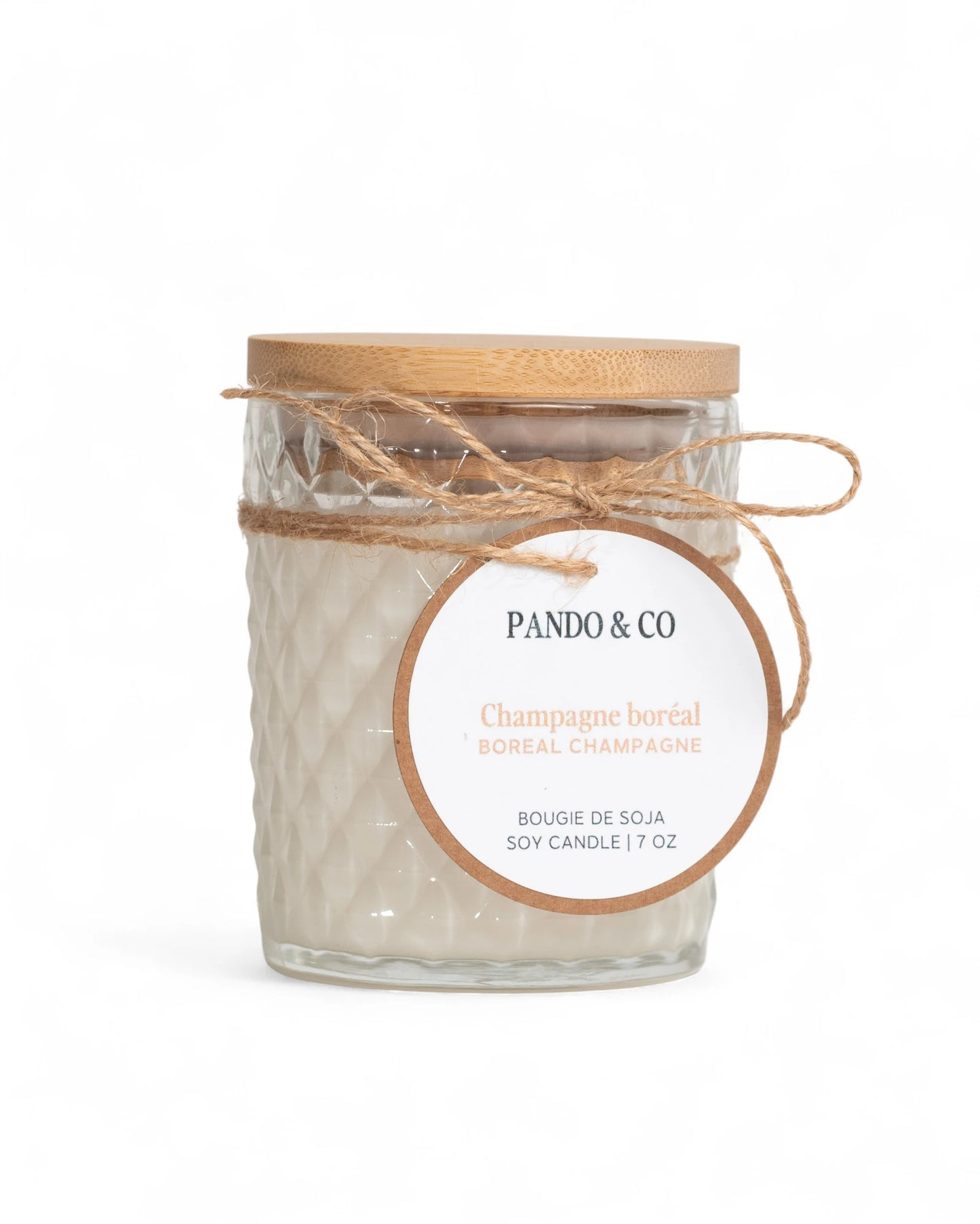 BOUGIE DE SOJA - CHAMPAGNE BORÉAL | PANDO & CO