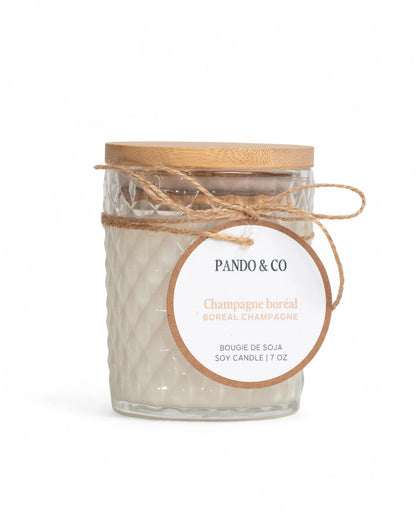 BOUGIE DE SOJA - CHAMPAGNE BORÉAL | PANDO & CO