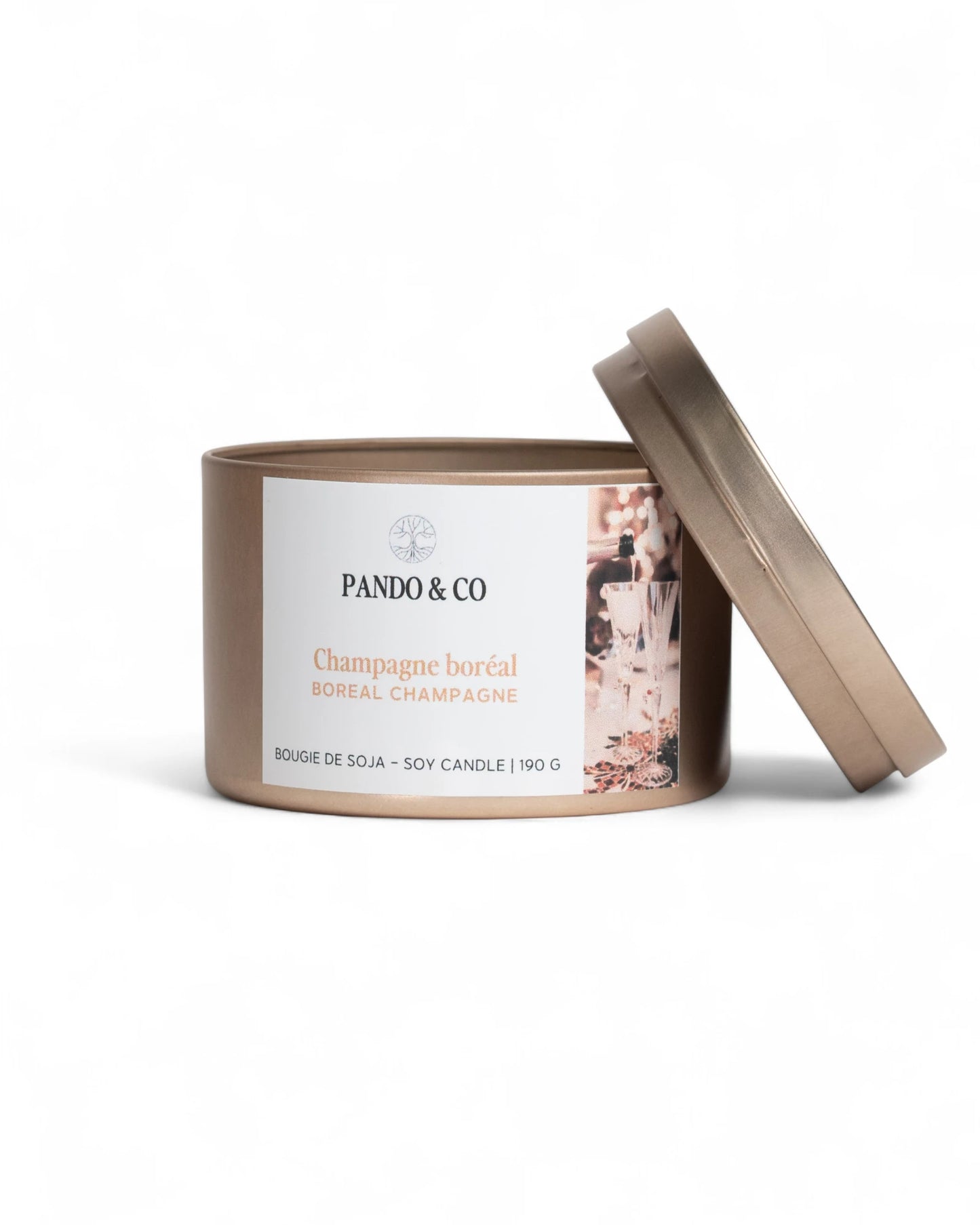 BOUGIE DE SOJA - CHAMPAGNE BORÉAL | PANDO & CO