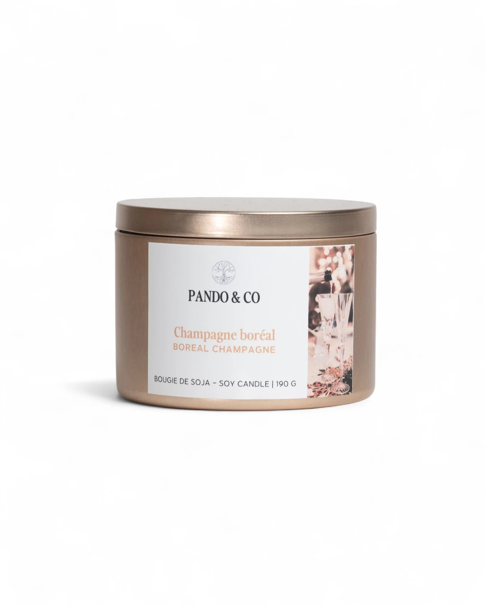 BOUGIE DE SOJA - CHAMPAGNE BORÉAL | PANDO & CO