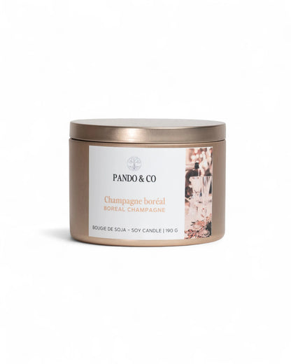 BOUGIE DE SOJA - CHAMPAGNE BORÉAL | PANDO & CO