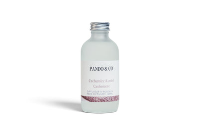 DIFFUSEUR À ROSEAUX & BÂTONS | CACHEMIRE ET MIEL