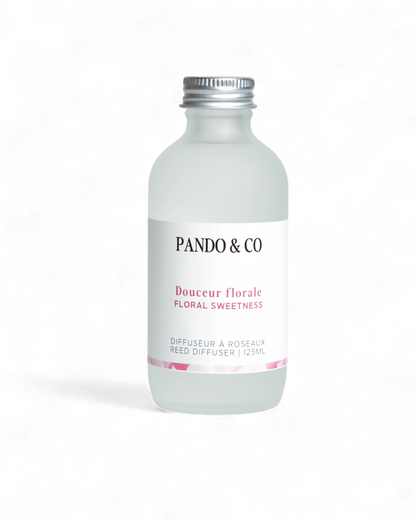 DIFFUSEUR A ROSEAUX - DOUCEUR FLORALE | PANDO & CO 