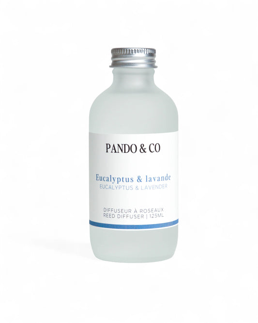 DIFFUSEUR A ROSEAUX - EUCALYPTUS & LAVANDE | PANDO & CO