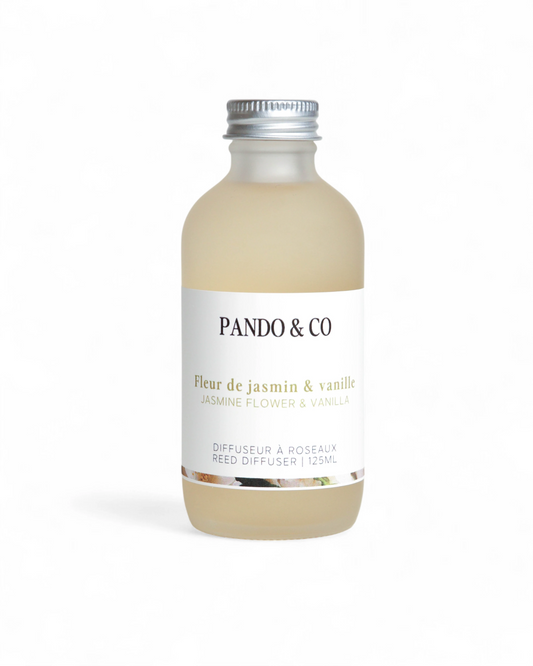DIFFUSEUR A ROSEAUX - FLEUR DE JASMIN & VANILLE | PANDO & CO