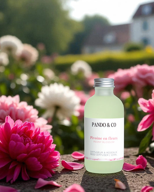 DIFFUSEUR A ROSEAUX - PIVOINE EN FLEURS | PANDO & CO